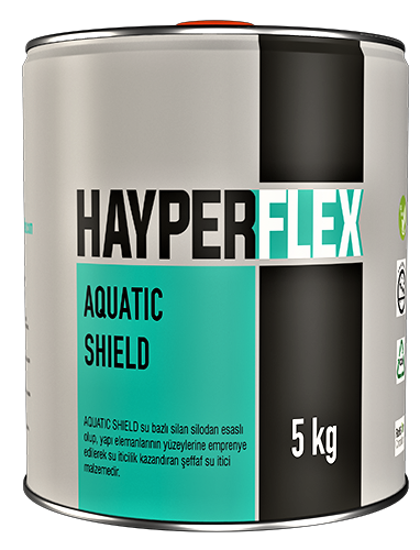 AQUATIC SHIELD Su bazlı silan siloxan esaslı şeffaf su itici